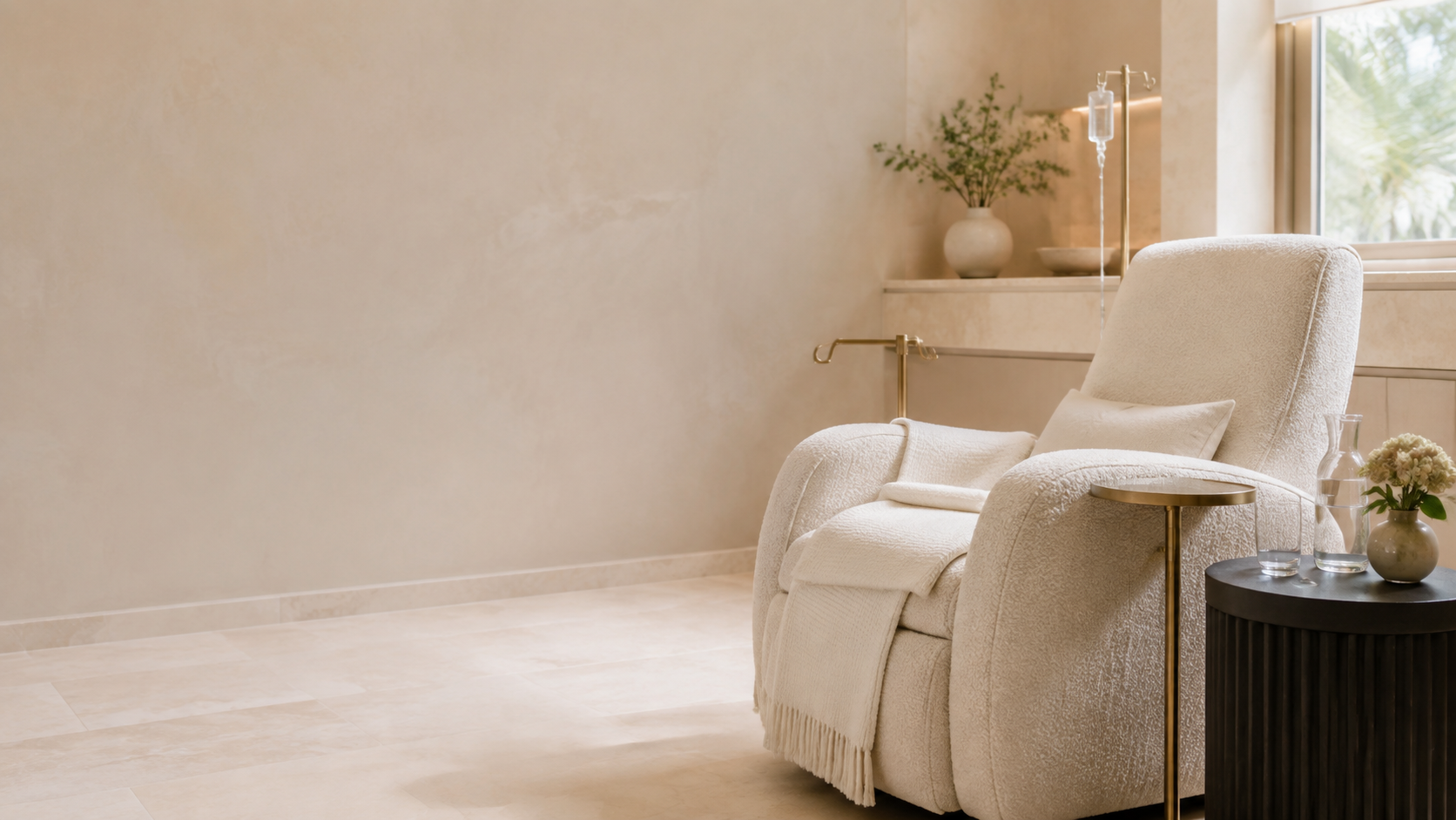 A calm, private GentleDraw Spa treatment room